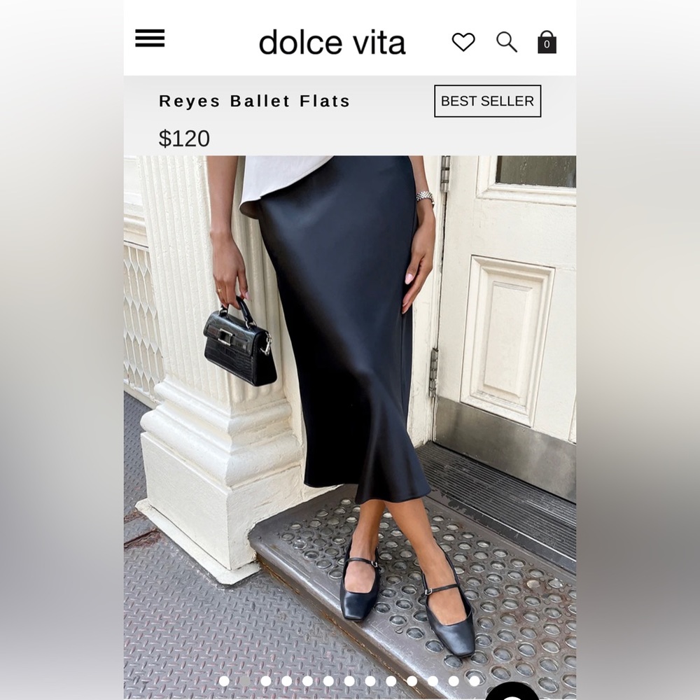Dolce Vita Reyes Ballet Mary-jane Flat